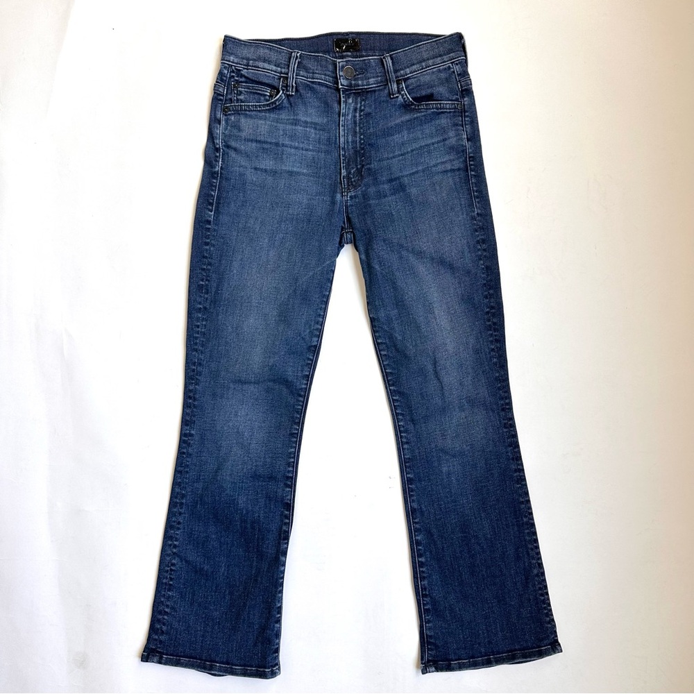 MOTHER The Insider Crop Jeans in Twilight Magic Size 26